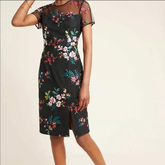NWT Anthropologie - Hutch - Talulah Embroidered Mini Dress - Size 4 - Picture 3 of 8
